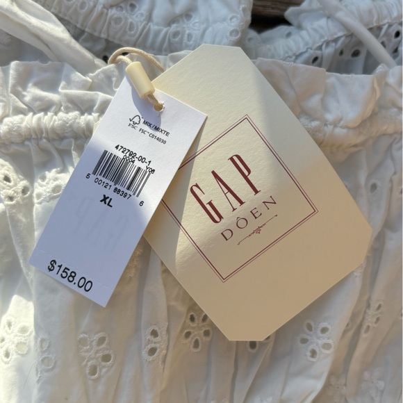 NWT gap x DOEN Eyelet Dress - Picture 2 of 6